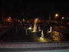 The courtyard fountains as our backdrop