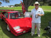 Ken Blackman shows off his concorso special awards